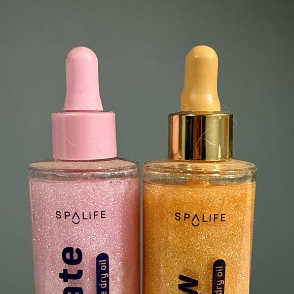 Alife Radiate & Glow Serum Set - Pink and Gold , Good for face ,hair. And body - Picture 2 of 3